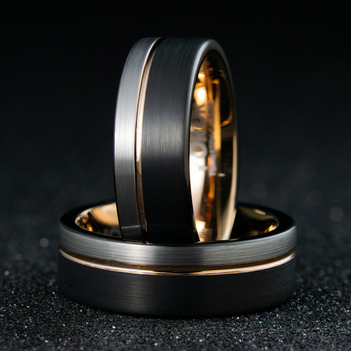 Anillo Parallax Band Carburo de Tungsteno