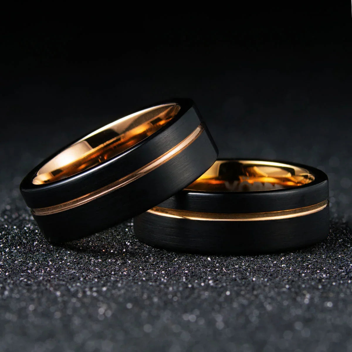 Anillo Parallax Black Carburo de Tungsteno