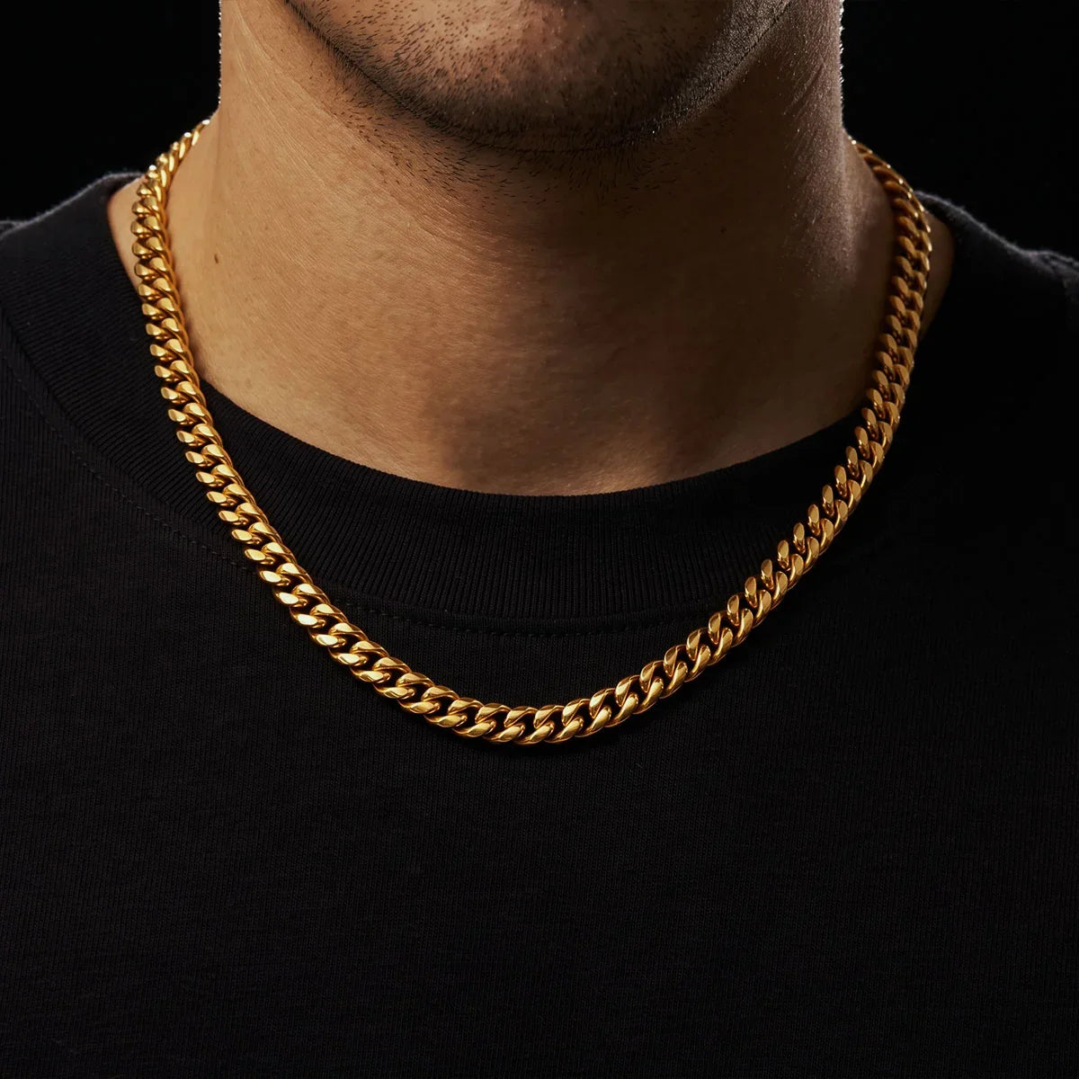 Cadena Cuban Gold 8mm