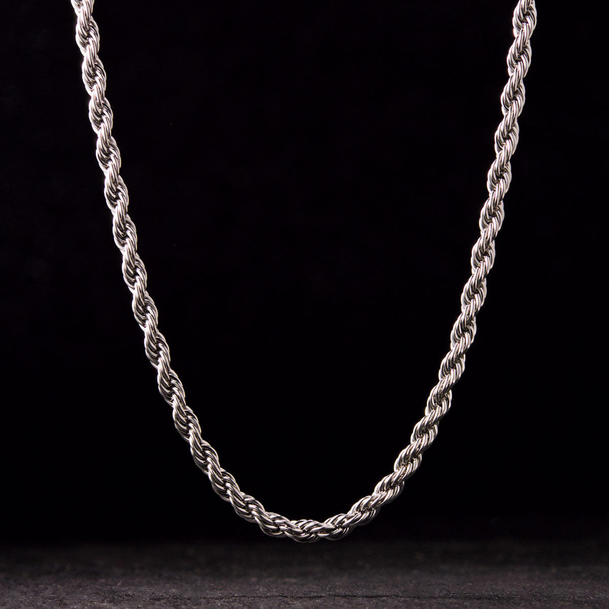 Cadena Rope Tourbillon Silver 4mm