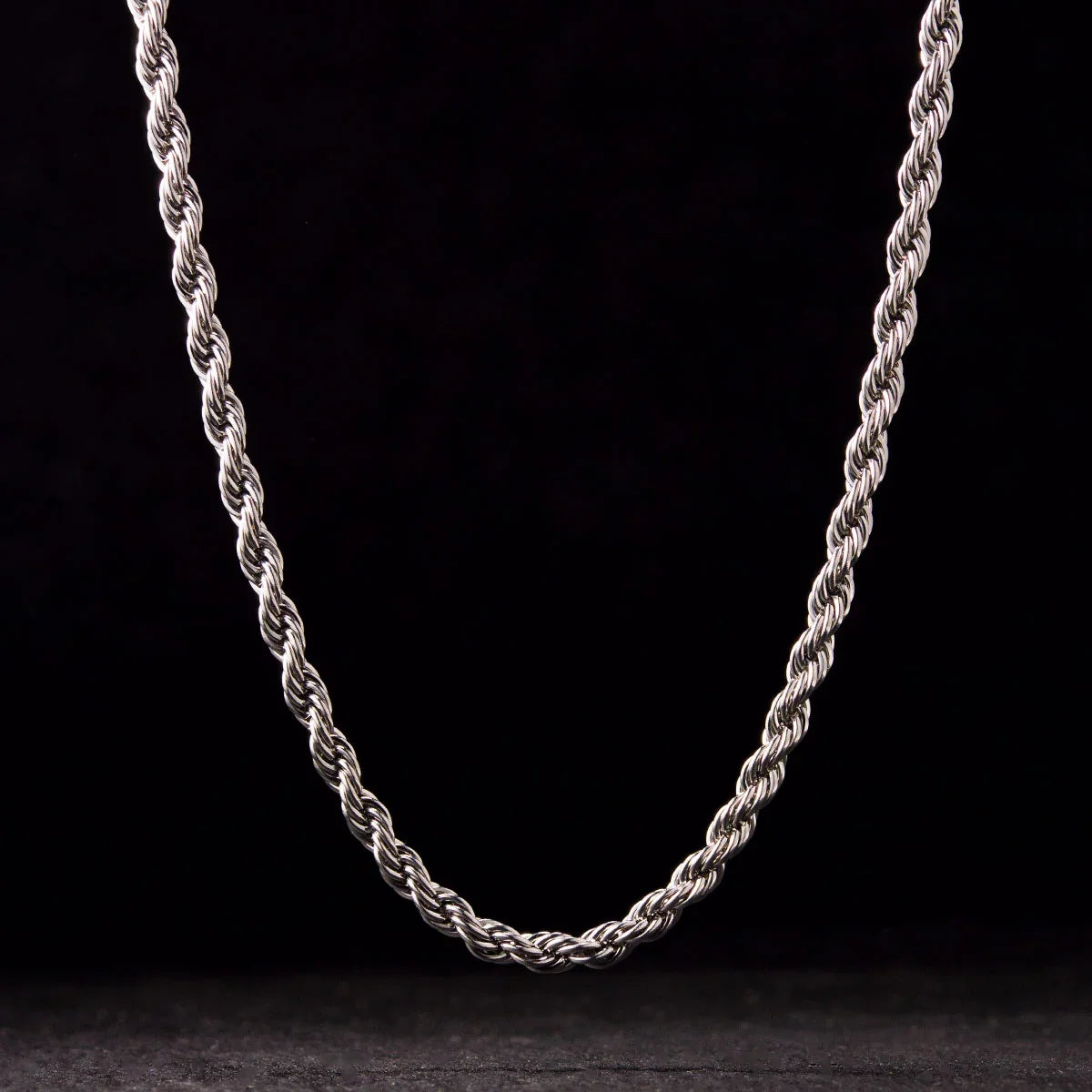 Cadena Rope Tourbillon Silver 4mm