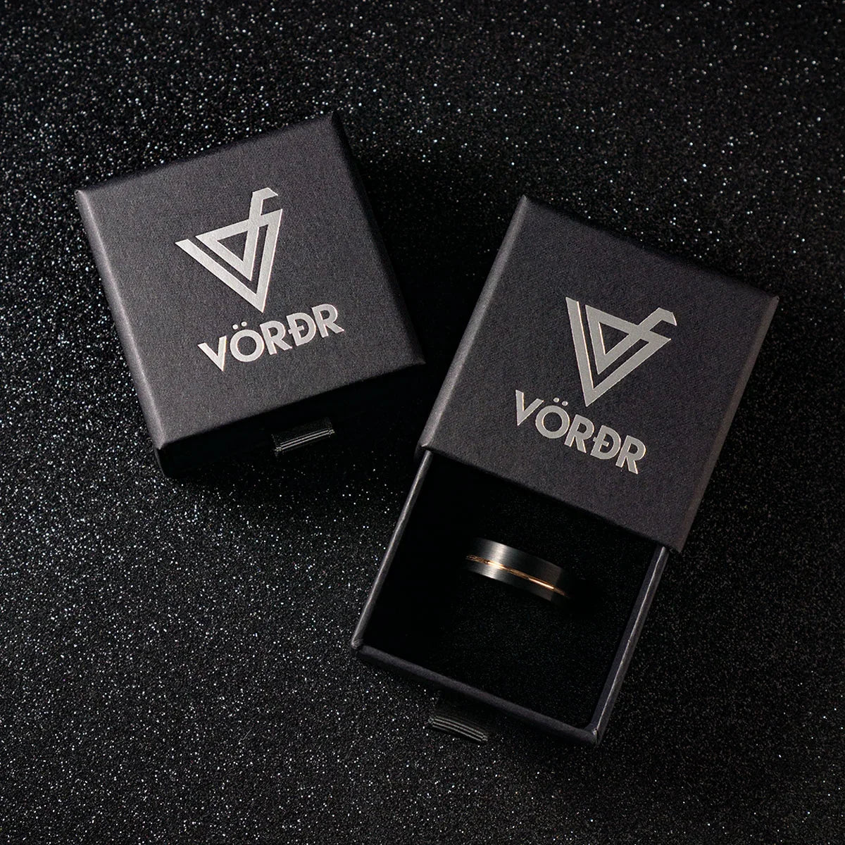 Anillo Parallax Black Carburo de Tungsteno