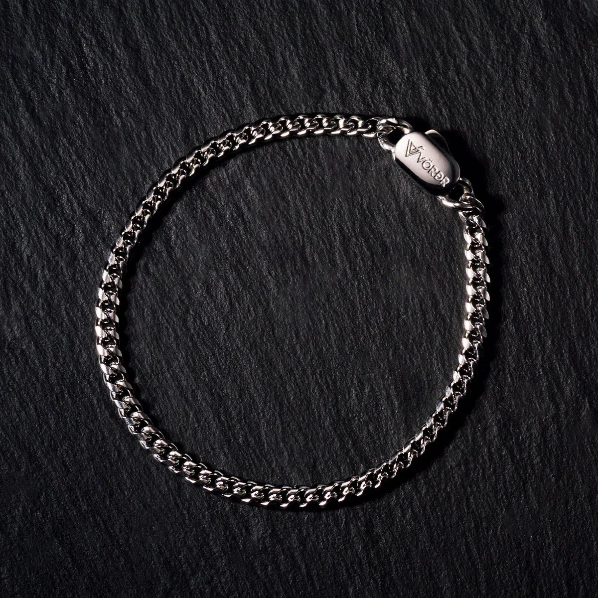 Pulsera Cuban Silver 4mm