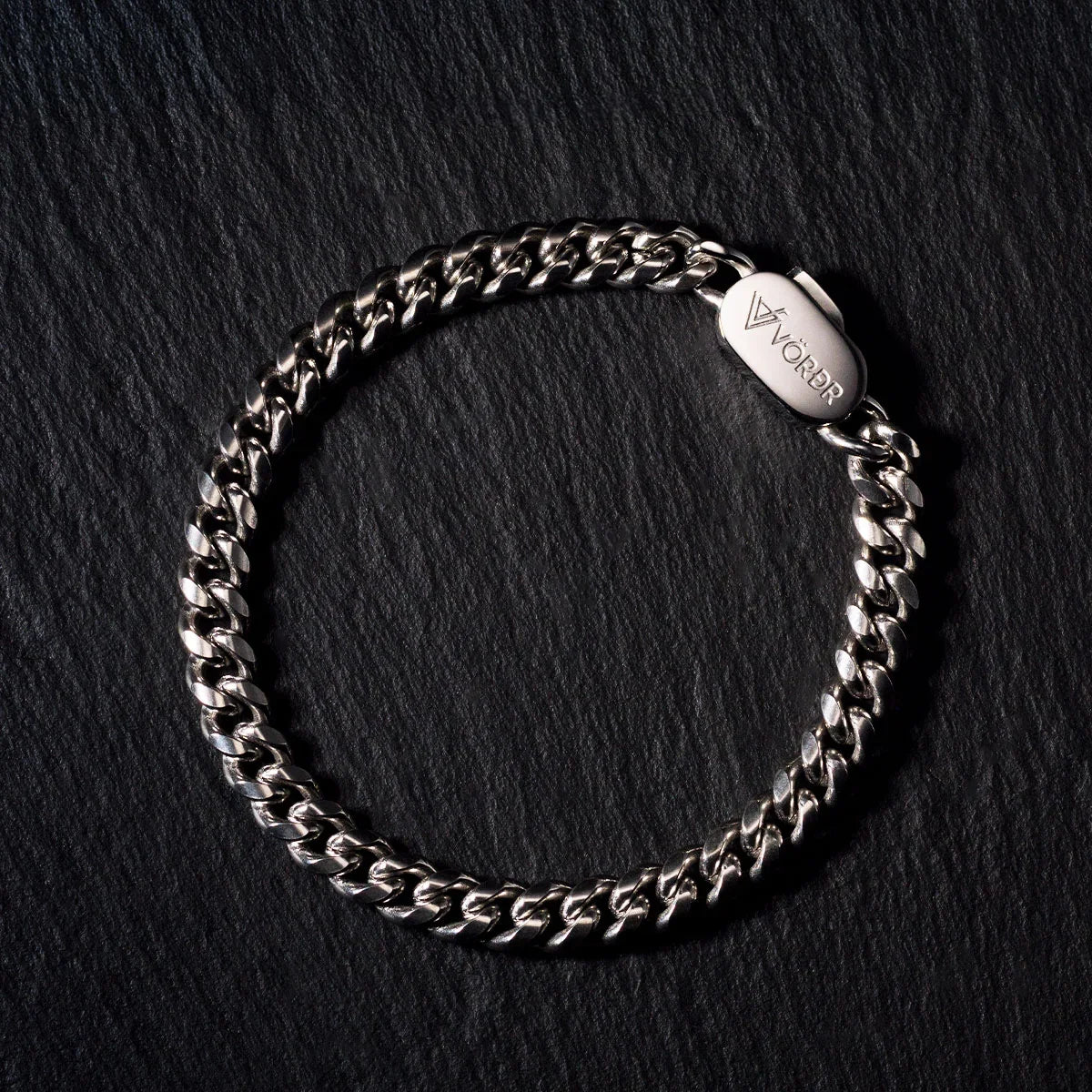 Pulsera Cuban Silver 6mm