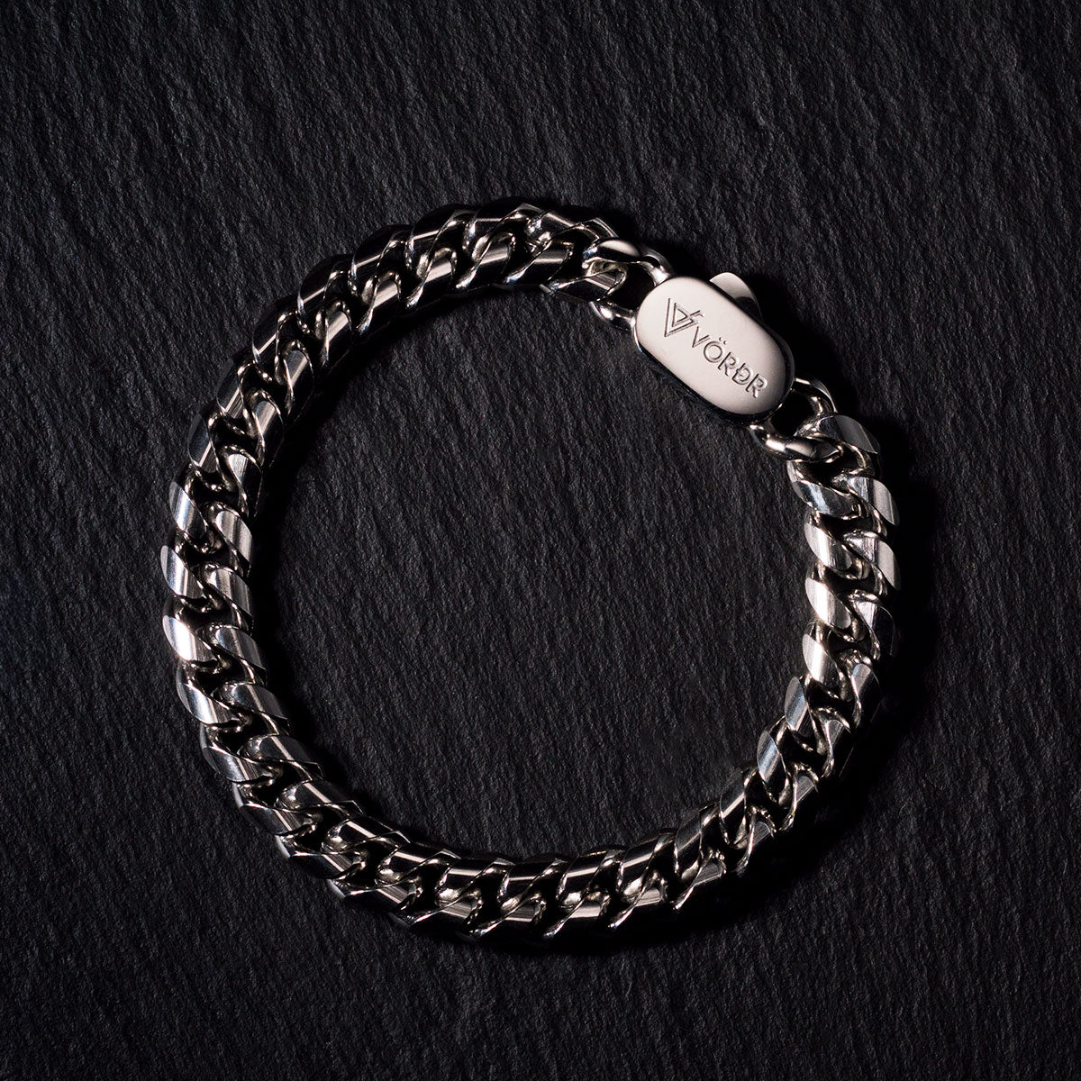 Pulsera Cuban Silver 8mm
