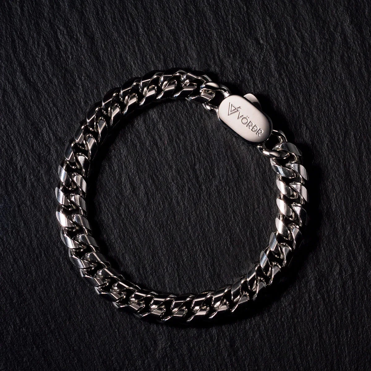 Pulsera Cuban Silver 8mm