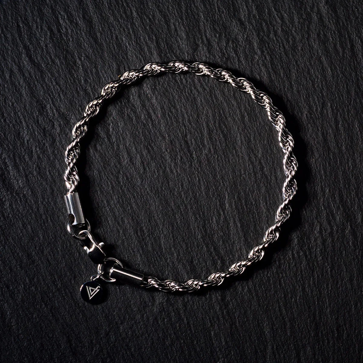 Pulsera Rope Tourbillon Silver 4mm