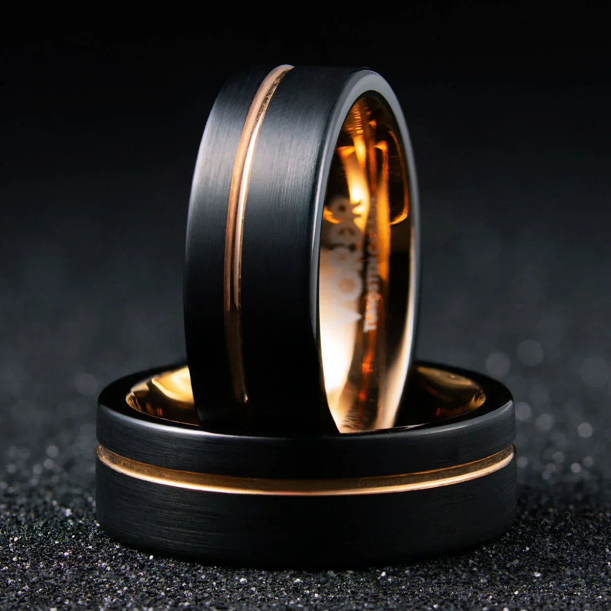 Anillo Parallax Black Carburo de Tungsteno