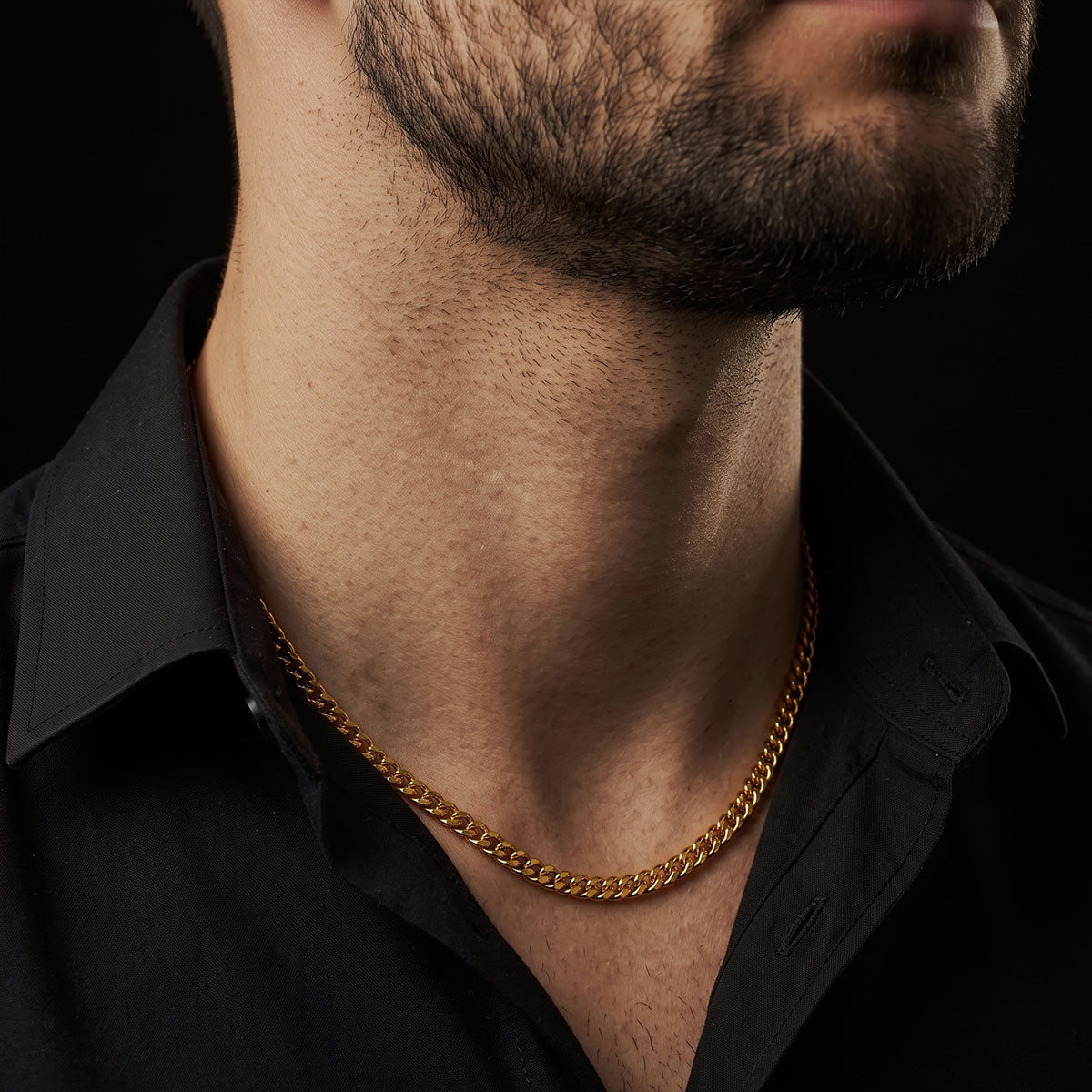 Cadena Cuban Gold 6mm