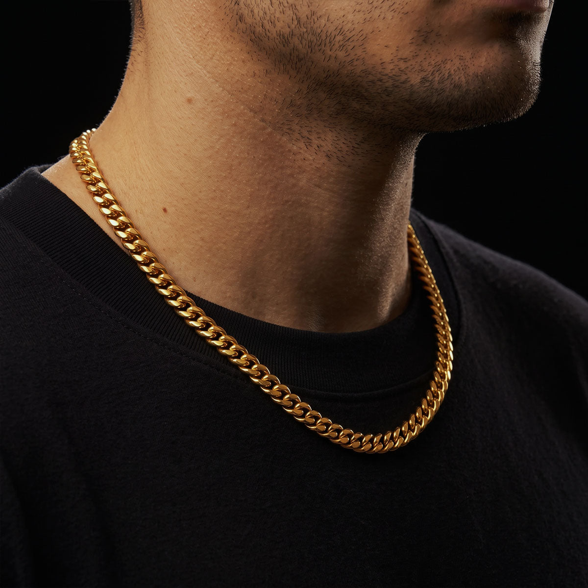 Cadena Cuban Gold 8mm