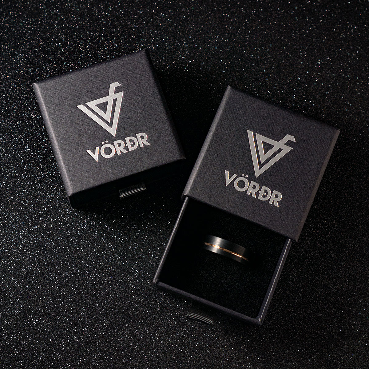 Anillo Parallax Black Carburo de Tungsteno