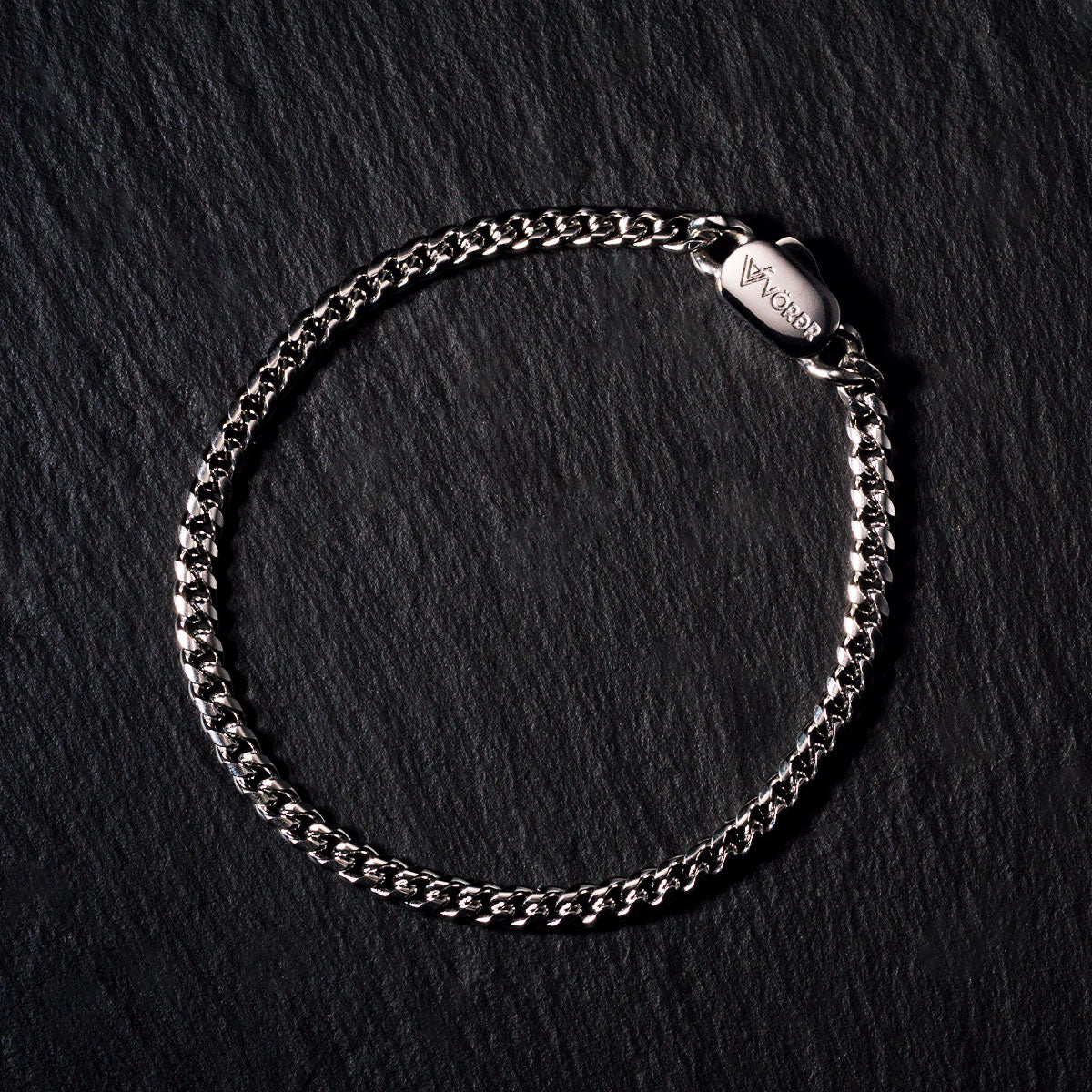 Pulsera Cuban Silver 4mm